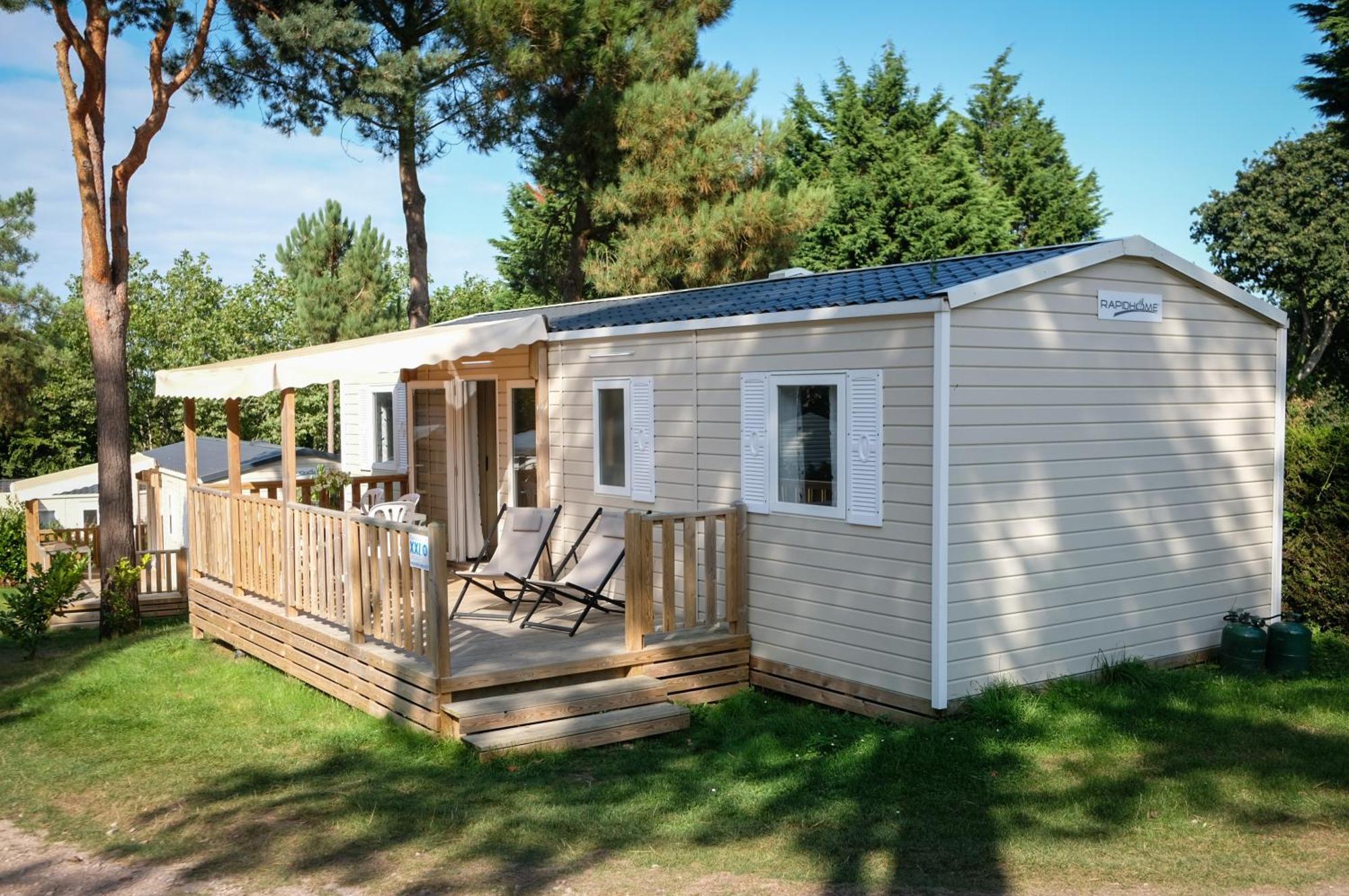 Mobil Home Xxl 4 Chambres - Camping Le Viaduc ミヨー エクステリア 写真